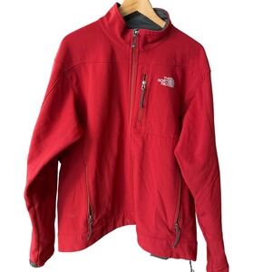 The North Face Apex Bionic Softshell Jacket Womens Medium Orange Full Zip Coat